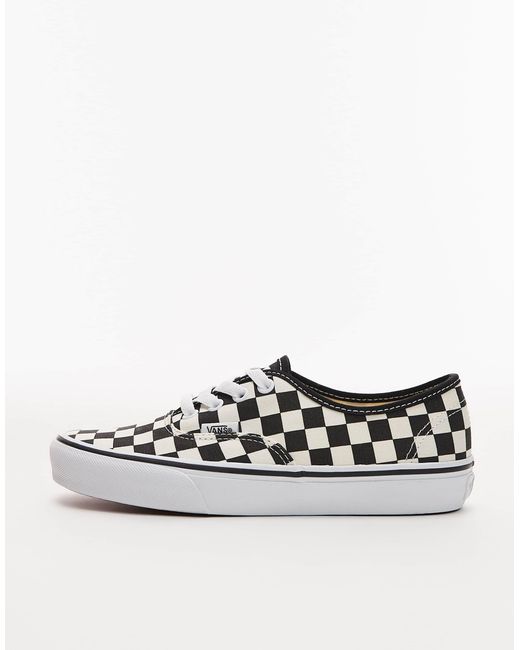 Authentic - baskets - et blanc Vans en coloris Black