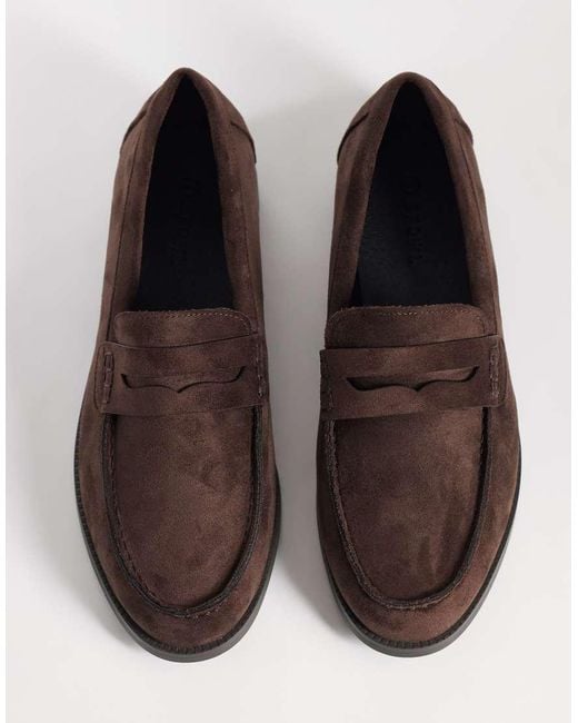 SEQWL Brown Hero Saddle Loafers for men