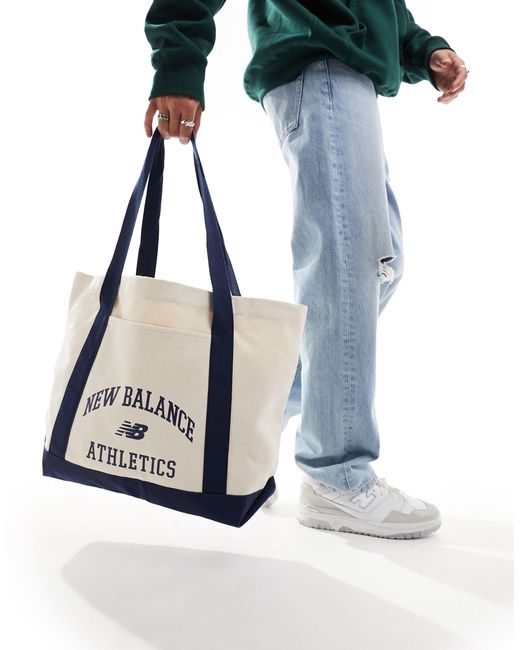 New Balance Blue Athletics Tote Bag