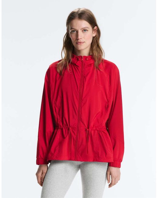 Oysho Red Waterrepellent Jacket
