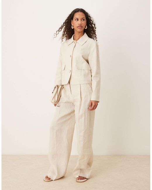 Mango Natural – elegante leinenhose