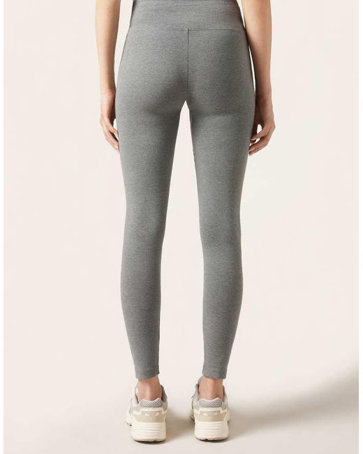 Calzedonia Gray Cotton Leggings