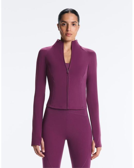 Oysho Purple Light Warm Jacket