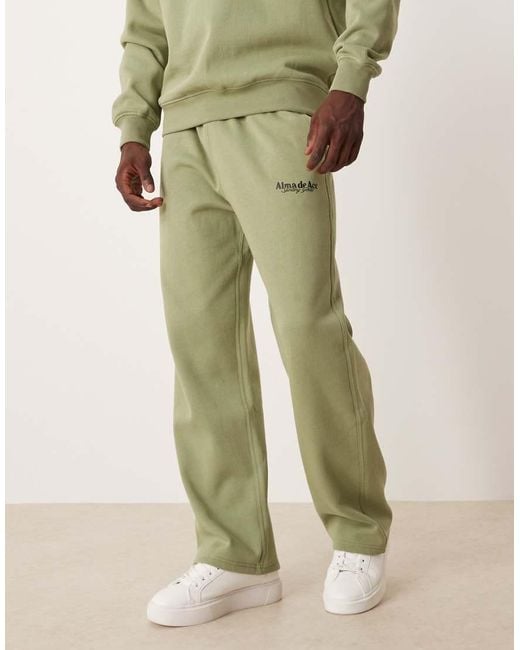 Alma de Ace Green Sporting Goods Sweatpants for men