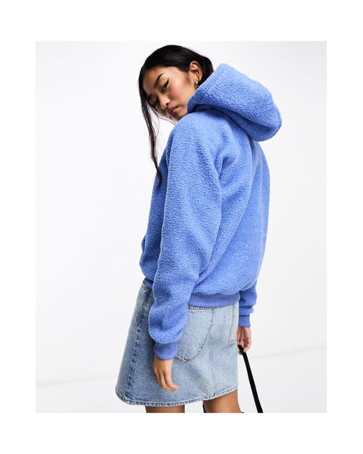 Sweat à capuche à logo appliqué - clair chiné Polo Ralph Lauren en coloris Blue