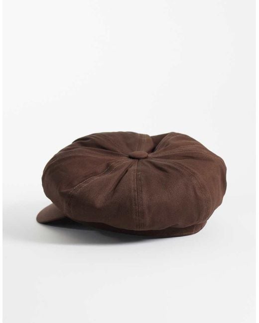 ASOS Brown Baker Boy Hat