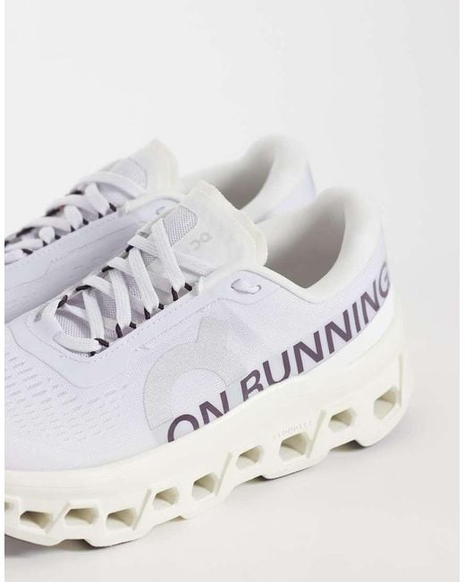 On Shoes White Cloudmster 1 Running Trainers