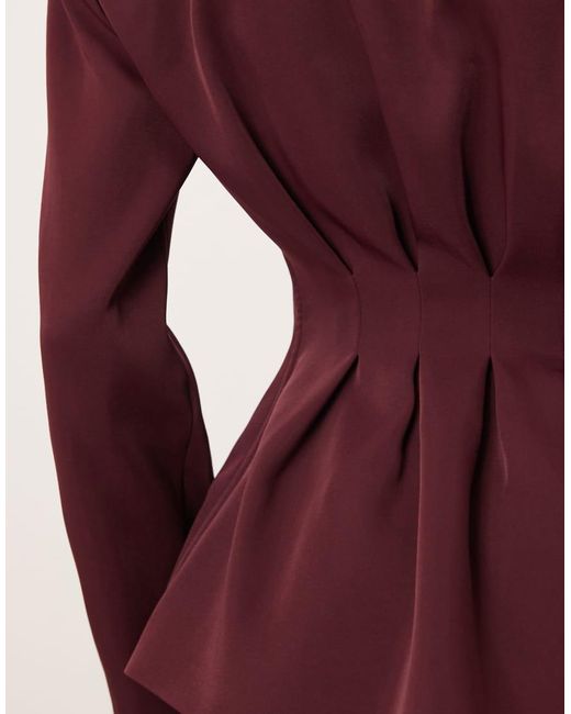 ARRANGE Purple Premium Tailored Blazer With Cinched Waist