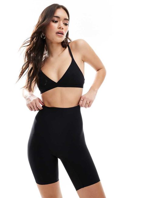 Pieces Black Seamless Shorts