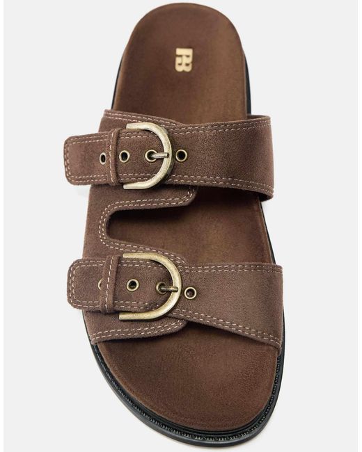 Pull&Bear Brown – sandale