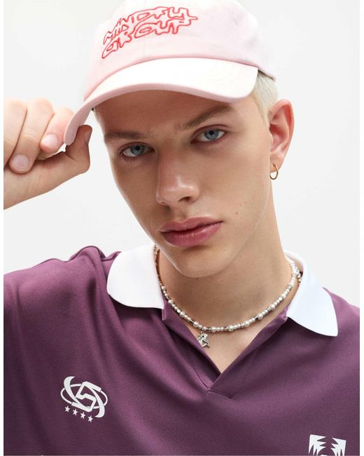 Pull&Bear – kappe in Pink für Herren