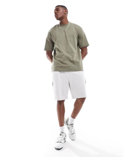 SELECTED Multicolor Oversized Heavy Weight T-shirt for men