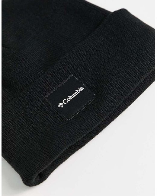 Columbia Black City Trek Heavyweight Beanie