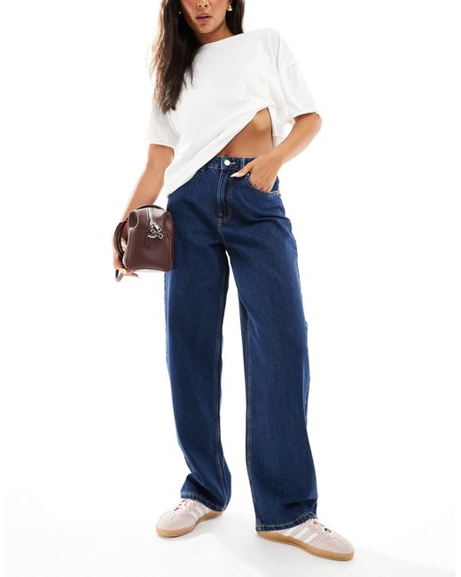 Vero Moda Blue Barrel Leg Jeans