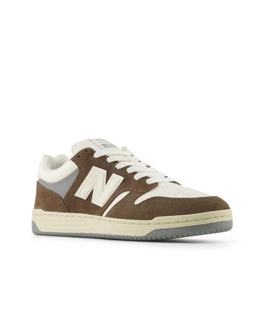 New Balance Brown 480P Trainers