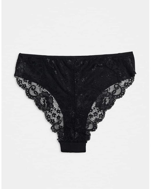 Pack De 3 Braguitas Negras De Encaje De Vero Moda de color Black