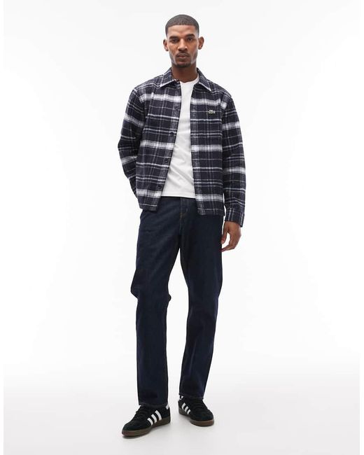 Lacoste Blue Check Shirt for men