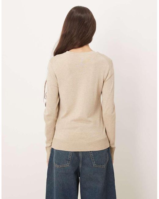 JJXX Natural Crew Neck Knit Jumper
