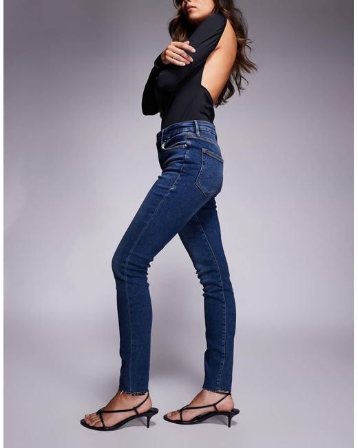 GOOD AMERICAN Blue Good Legs Skinny Jeans