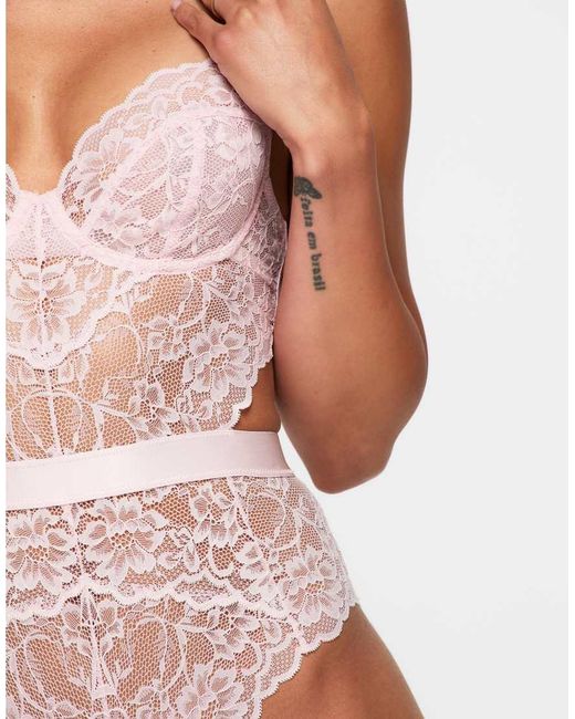 Ann Summers Pink Hold Me Tight Bodysuit