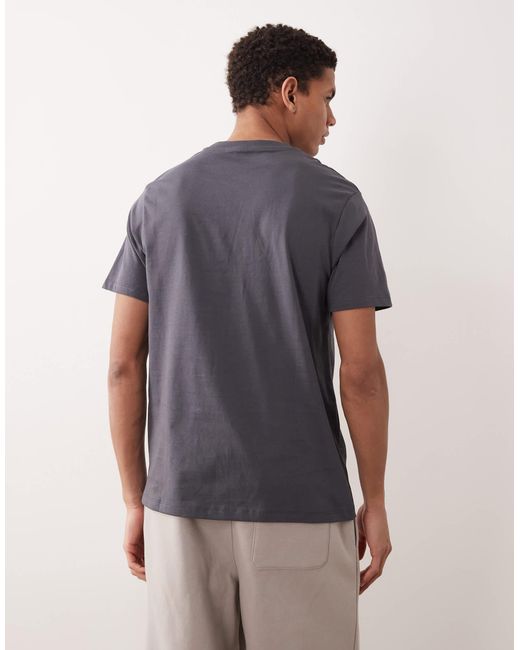 ASOS – basic-t-shirt in Blue für Herren