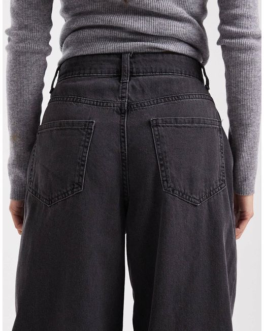 Kirsa - jean barrel à taille haute - délavé Vero Moda en coloris Black