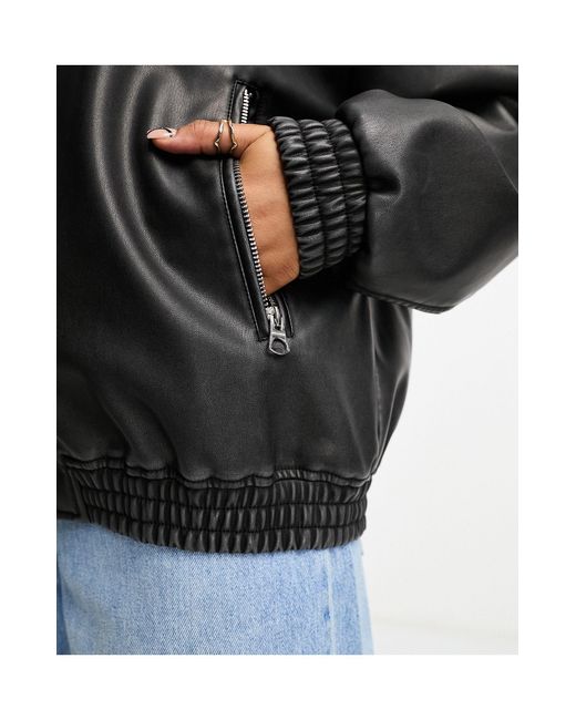 Distressed leather corset belt - PULL&BEAR