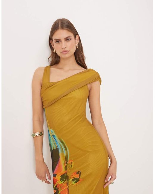 Vestito Midi di ASOS in Metallic