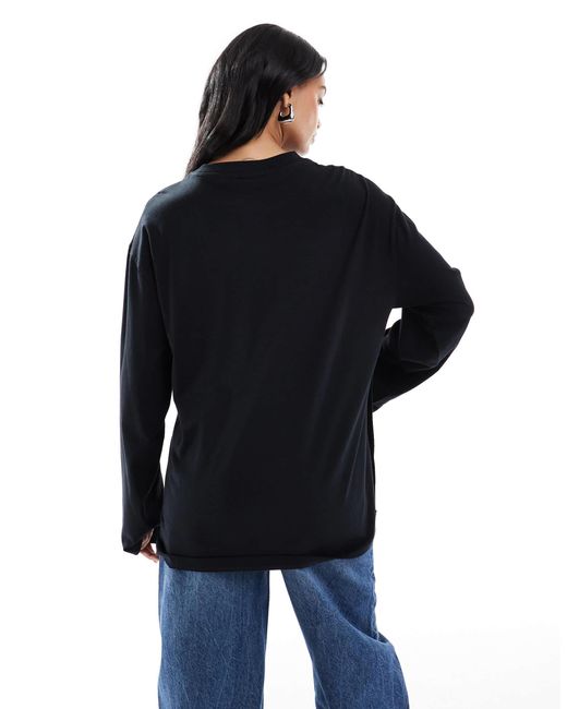 ASOS Blue Asos Design Maternity Nursing Long Sleeve T-shirt