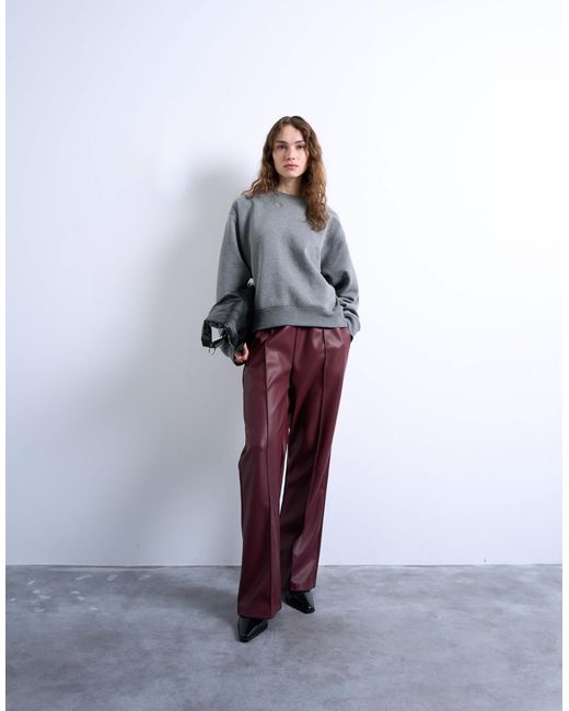 TOPSHOP Gray Ultimate Sweat