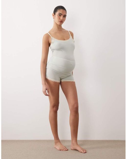 Lindex Gray Maternity Nursing Camisole