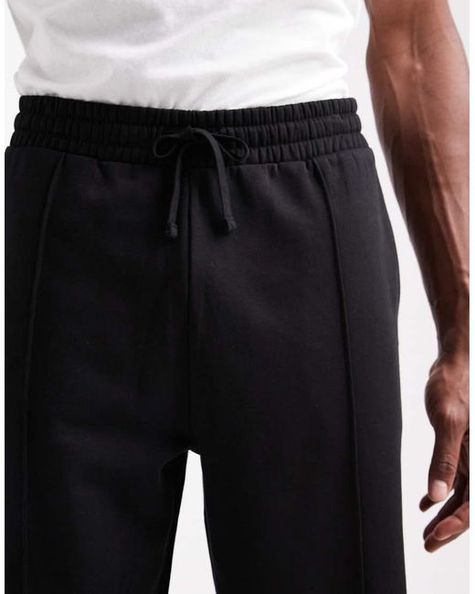 New Look Black Straight Leg Trackies for men