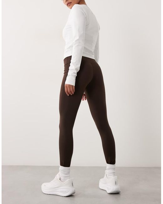 4505 White Petite Icon High Waist Yoga legging