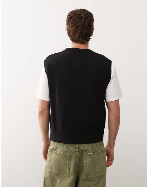 Débardeur en maille Weekday pour homme en coloris Black