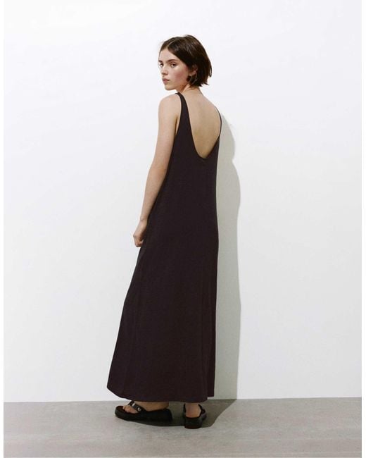 Pull&Bear White – midikleid