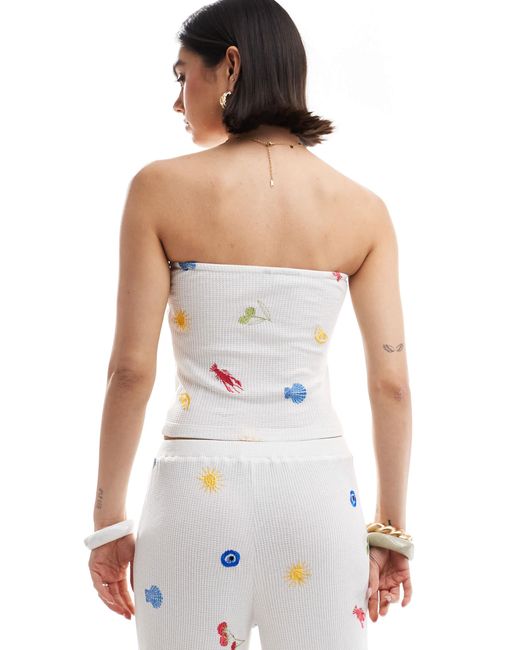 ASOS White – trägerloses oberteil
