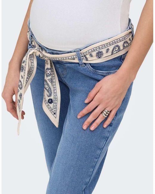 ONLY Blue Flared Fit Jeans