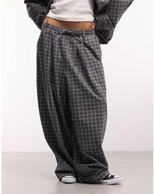 Collusion Gray Xl Balloon Tailored Trouser