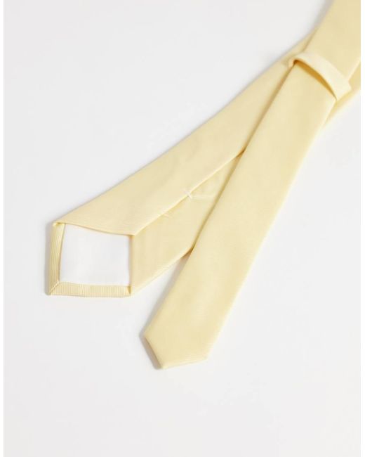 ASOS White Satin Tie for men