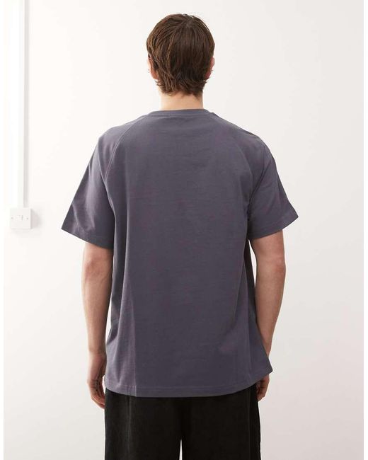 Adidas Originals Blue Premium Essentials Tee for men
