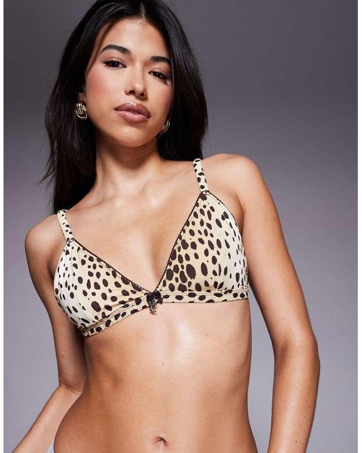 Bralette Beis Triangular Con De Juicy Couture de color Multicolor