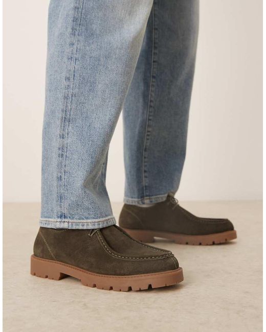ASOS Blue Lace Up Shoes for men