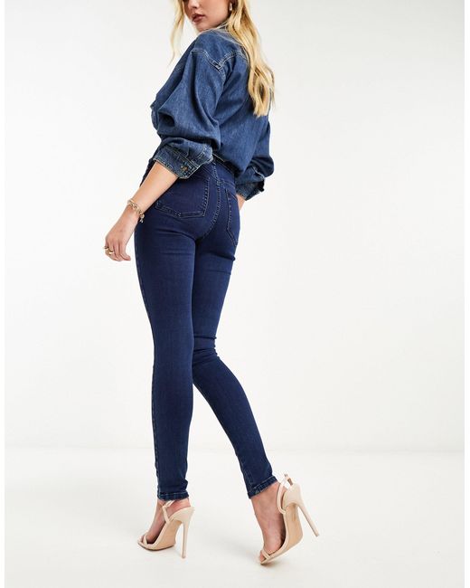ASOS Blue – skinny-jeans