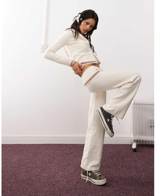 Daisy Street X Paul Frank Knitted Zip Through Hoodie With Intarsia