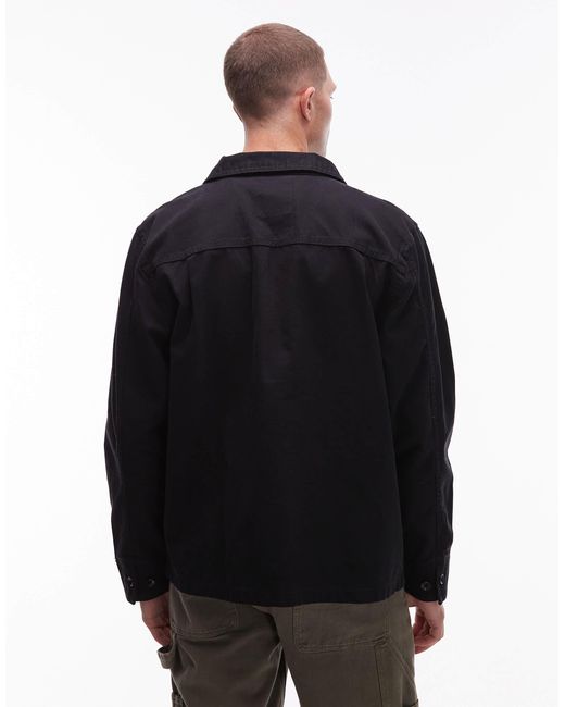 Vans Black Drill Chore Canvas Jacket for men