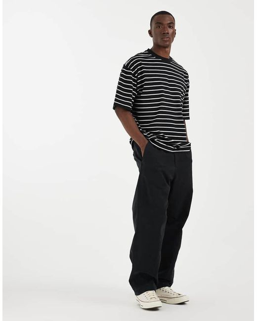 ASOS Black Oversized T-shirt for men