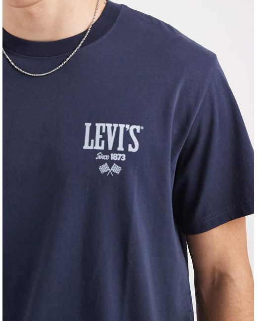 Levi's Blue Relaxed T-shirt for men