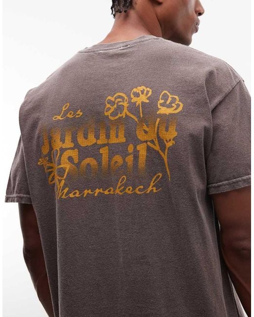 Reclaimed Vintage Brown Unisex Graphic Tee