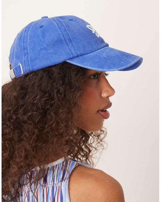 Cappellino Con Scritta “Supper Club” di ASOS in Blue