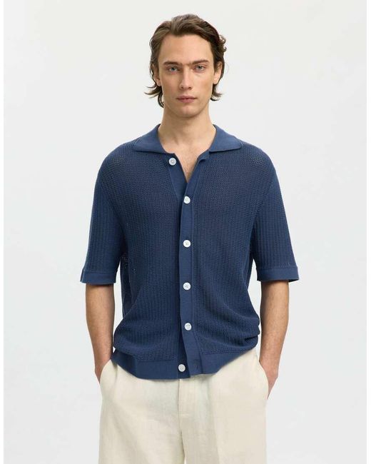 SELECTED Blue Shirt for men